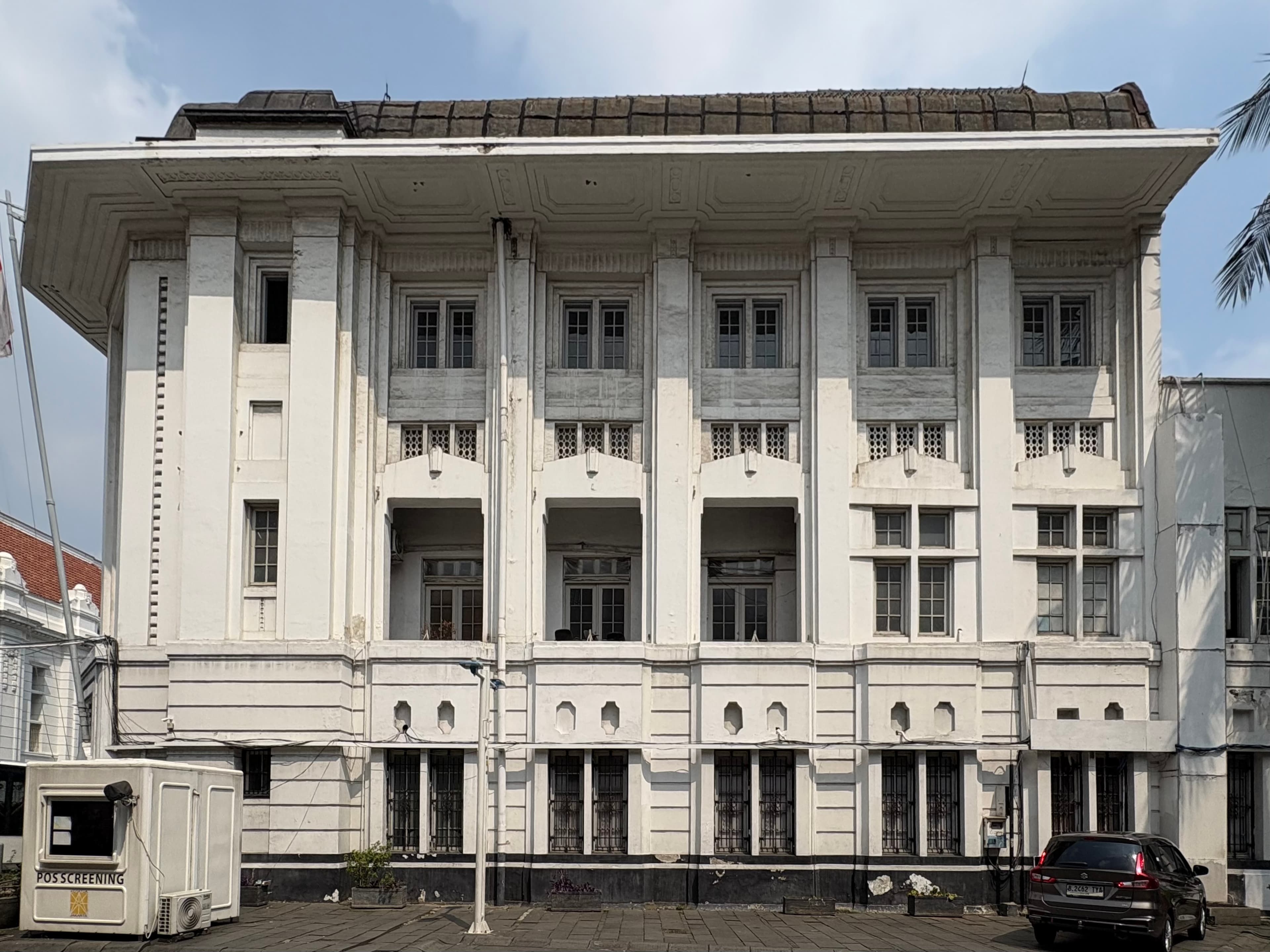 Former office of Escompto Bank in Kota Tua, Jakarta, built in 1921. Designed by Biro Fermont &amp; Cuypers.