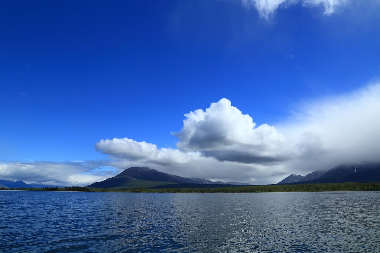Danau Lama di Dataran Tinggi Putorana, Siberia